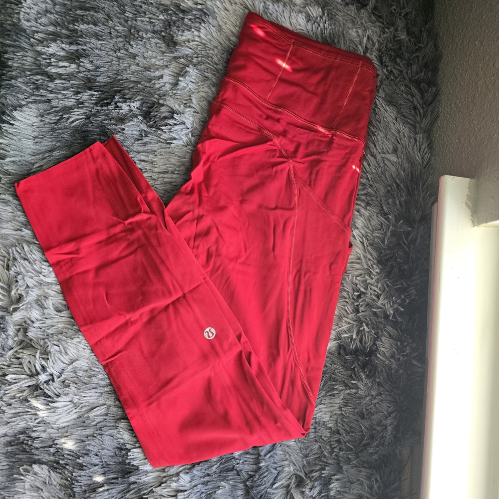 lululemon athletica align Red Women's Leggings